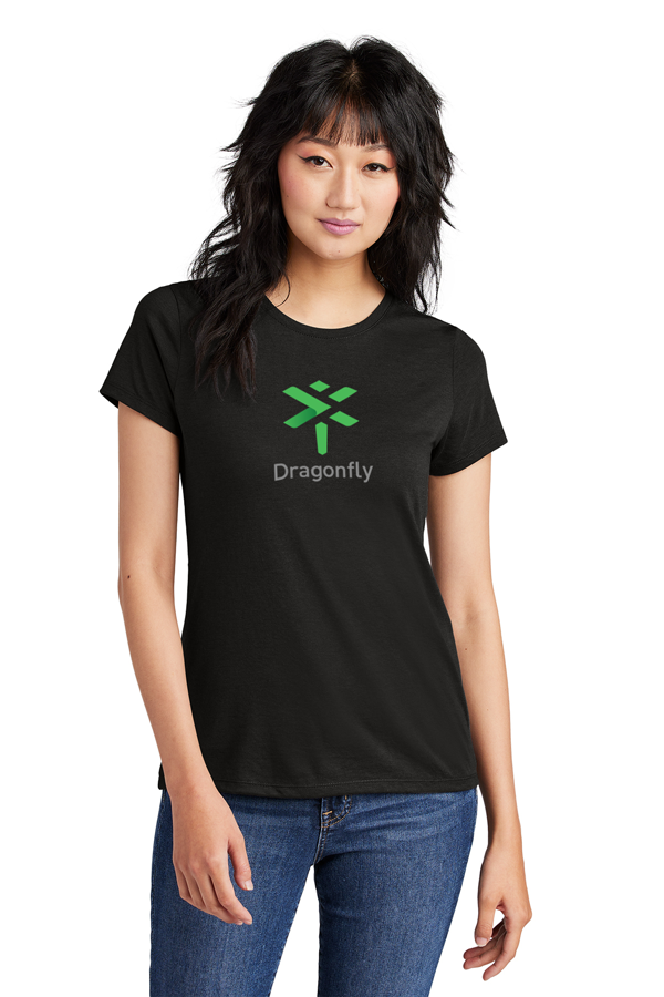 dragonfly Full-Color| Straight-Cut District Perfect Tri Short-Sleeve Tee