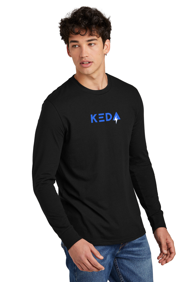 Keda Full-Color| Straight-Cut District Perfect Blend Long-Sleeve Tee