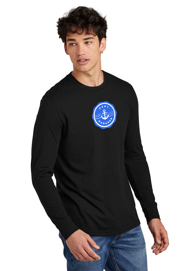 Cert Manager Full-Color| Straight-Cut District Perfect Blend Long-Sleeve Tee