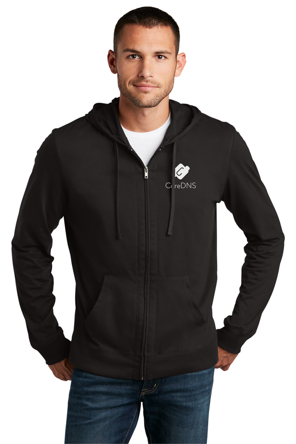 CoreDNS Single-Color | District Jersey Full-Zip Hoodie