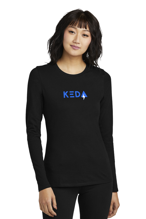 Keda Full-Color| Fitted-Cut District Perfect Blend Long-Sleeve Tee