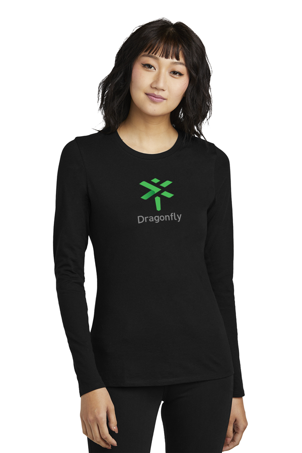 dragonfly Full-Color| District Perfect Blend Long-Sleeve Tee