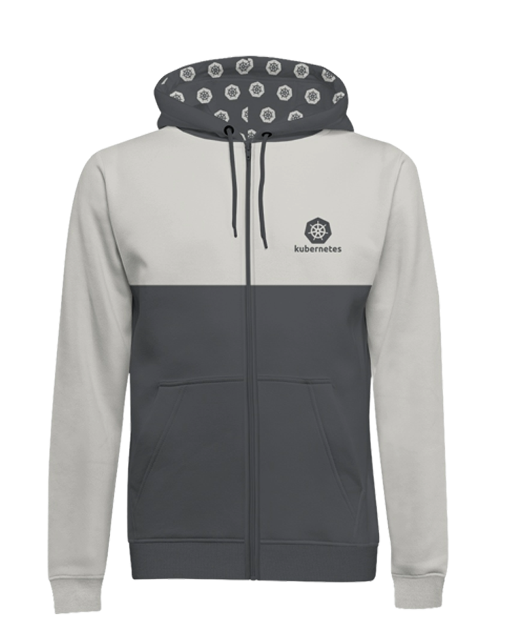 Custom Kubernetes Full Zip Hoodie