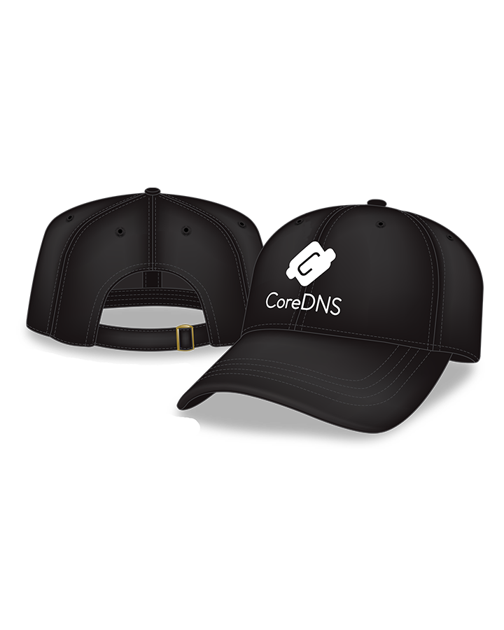 Relaxed Golf Cap Coredns Logo Black