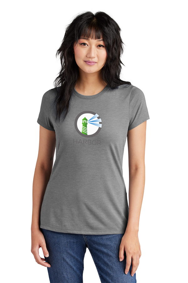 Harbor Full-Color| Fitted-Cut District Perfect Tri Short-Sleeve Tee