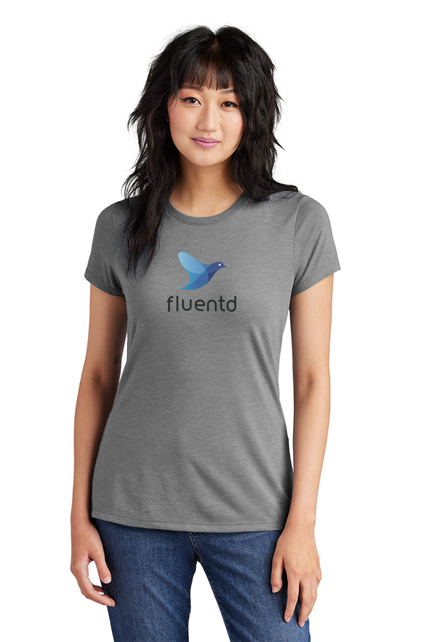 fluentd Full-Color| Fitted-Cut District Perfect Tri Short-Sleeve Tee