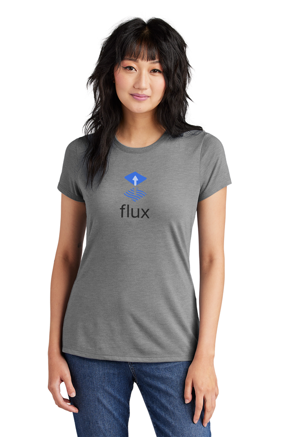 flux Full-Color| Fitted-Cut District Perfect Tri Short-Sleeve Tee