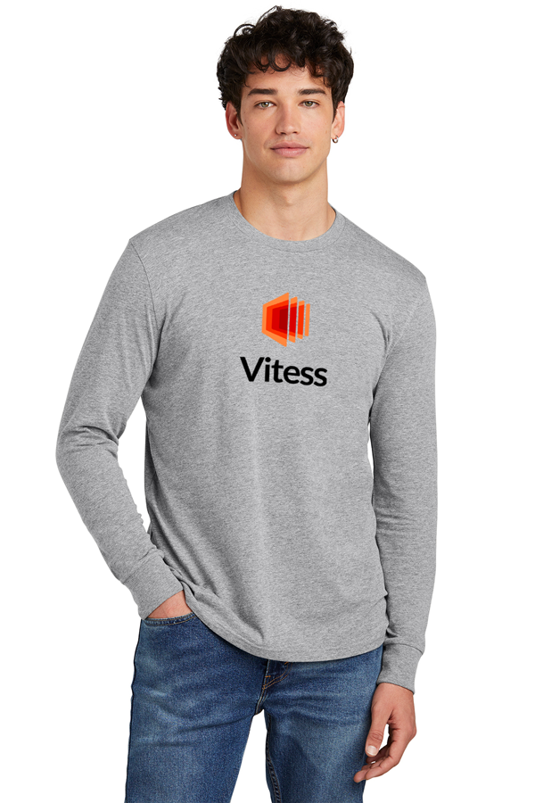 Vitess Full-Color| Straight-Cut District Perfect Blend Long-Sleeve Tee