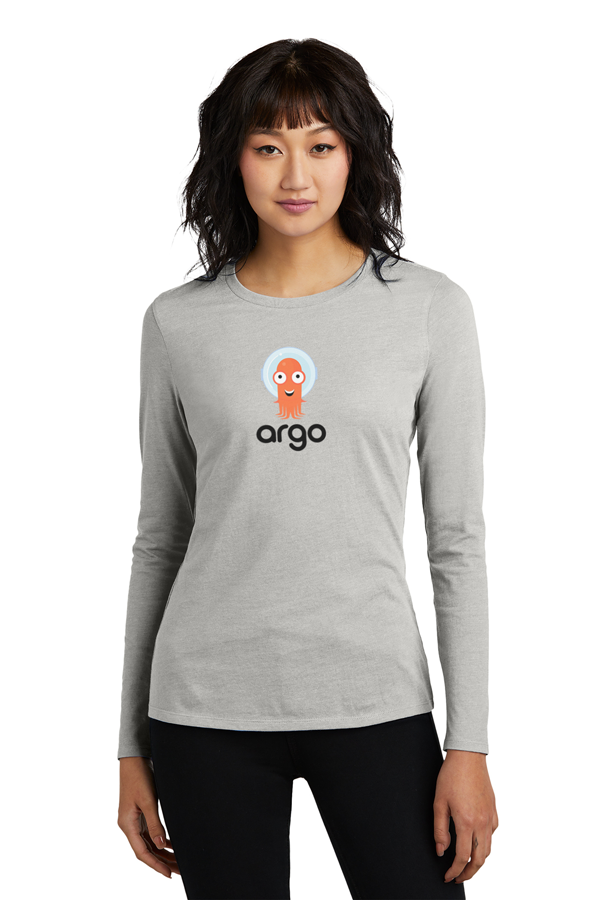 Argo Full-Color | Fitted-Cut District Perfect Blend Long-Sleeve Tee