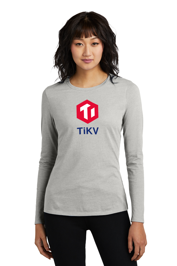 Tikv Full-Color| Fitted-Cut District Perfect Blend Long-Sleeve Tee