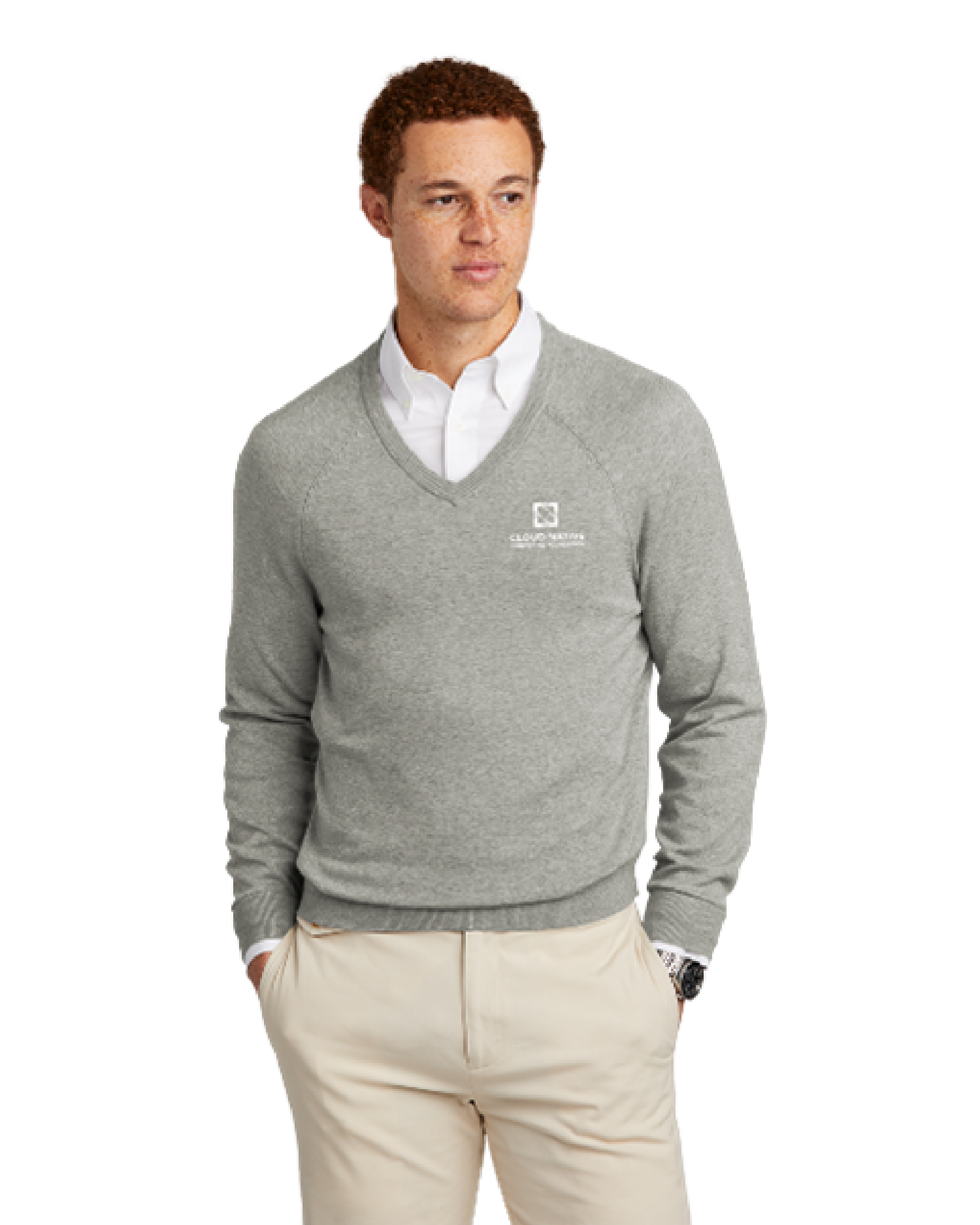 Brooks brothers long sleeve V factory neck sweater