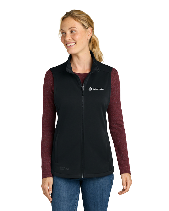 Eddie Bauer Fitted Smooth Mid Layer Fleece Vest