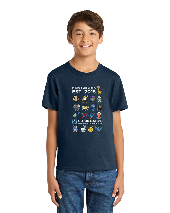 Phippy & Friends Youth Port & Co Core Cotton Tee