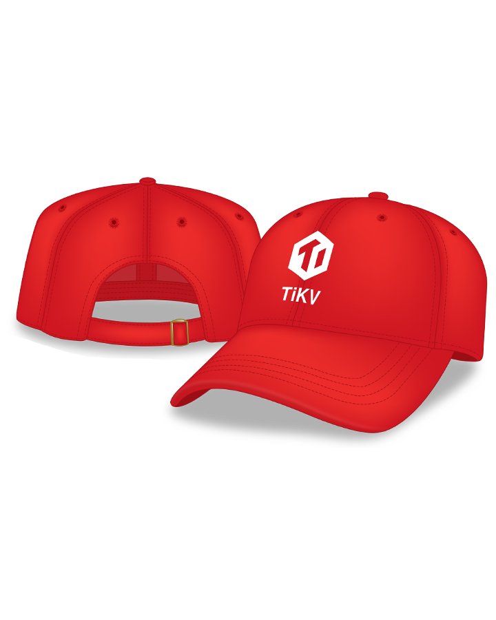 Relaxed Golf Cap Tikv logo Red – CNCF Store | Get stickers, t-shirts ...