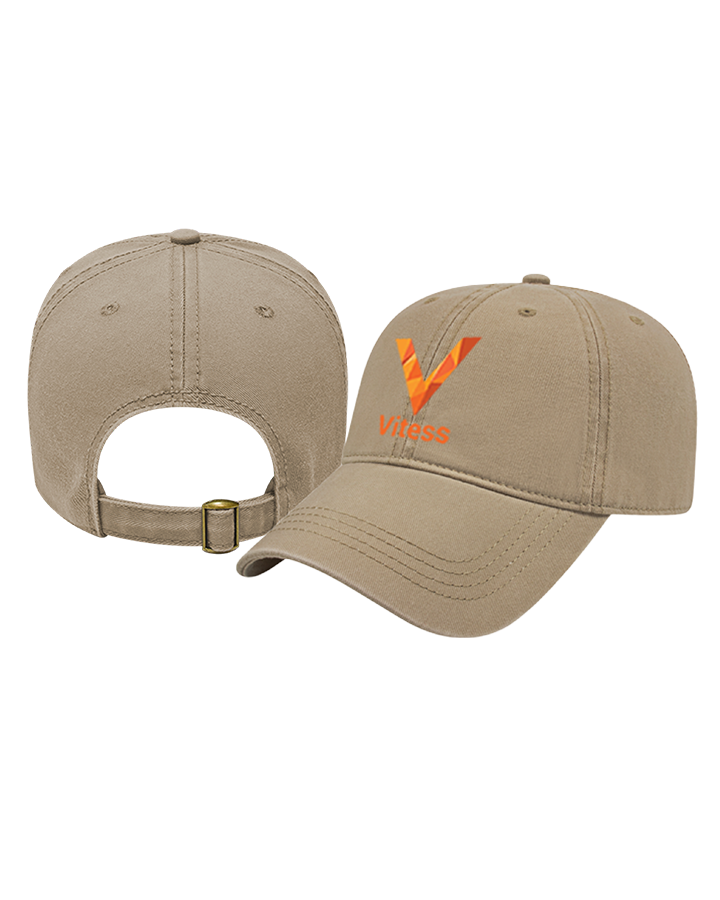 Relaxede Golf Cap Vitess logo Khaki