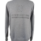 Gray Embossed Crewneck Sweater