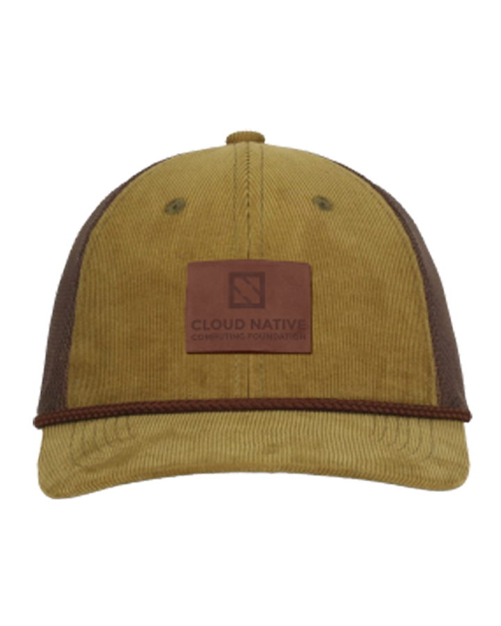 Corduroy Mesh Back w/ Cord Cap - Moss-Brown