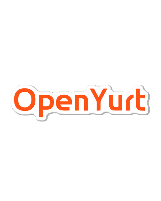 Open Yurt Decal