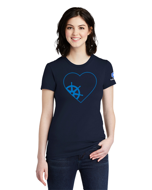 Kubernetes Heart Tee (Fitted)